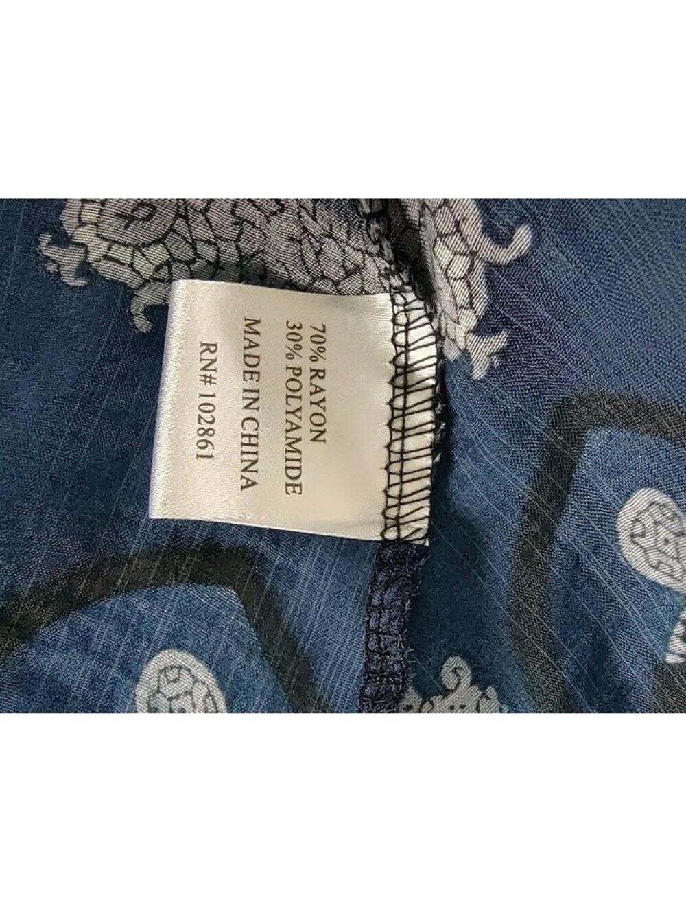 Dor Dor Couture Patchwork Floral Maxi Duster Kimono Robe Size M #mixedmedia - Picture 6 of 7